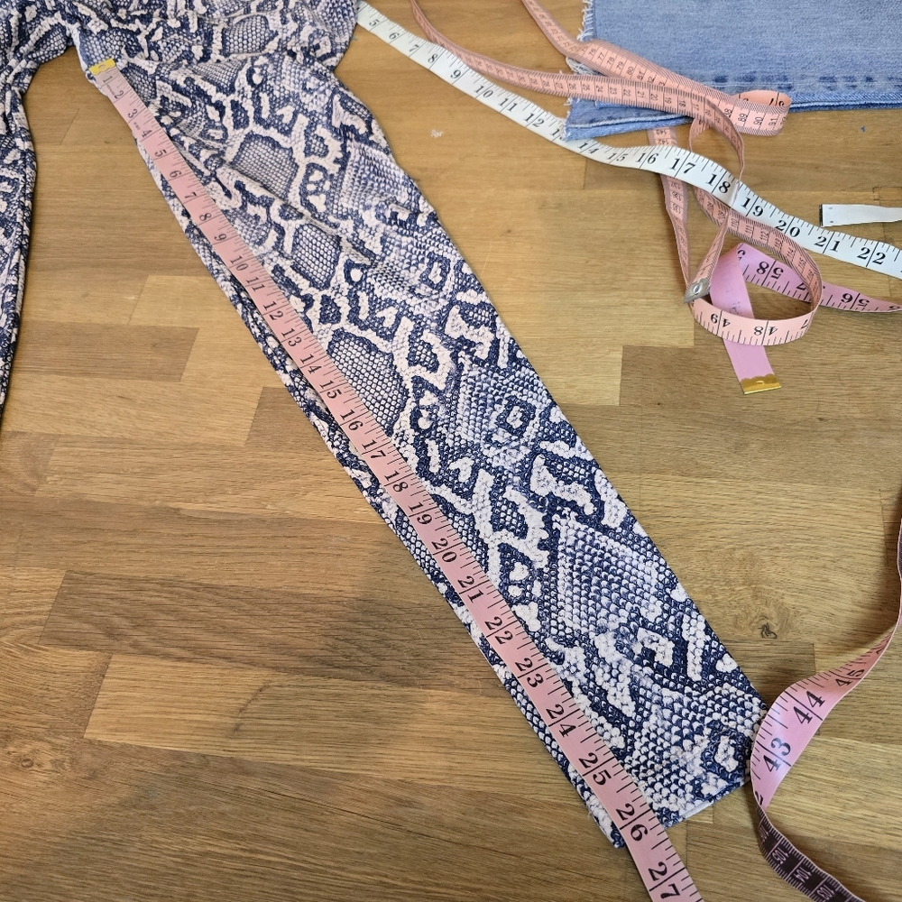 🔴 3/$30 Lici Python S Snake Reptile V-Cut Scrunch Legging S - Picture 10 of 13